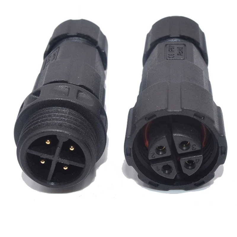 1 шт. AC DC 15A 7 5 мм IP68 водонепроницаемый разъем 2/3/4/5/6/7/8 Pin Мужской Женский
