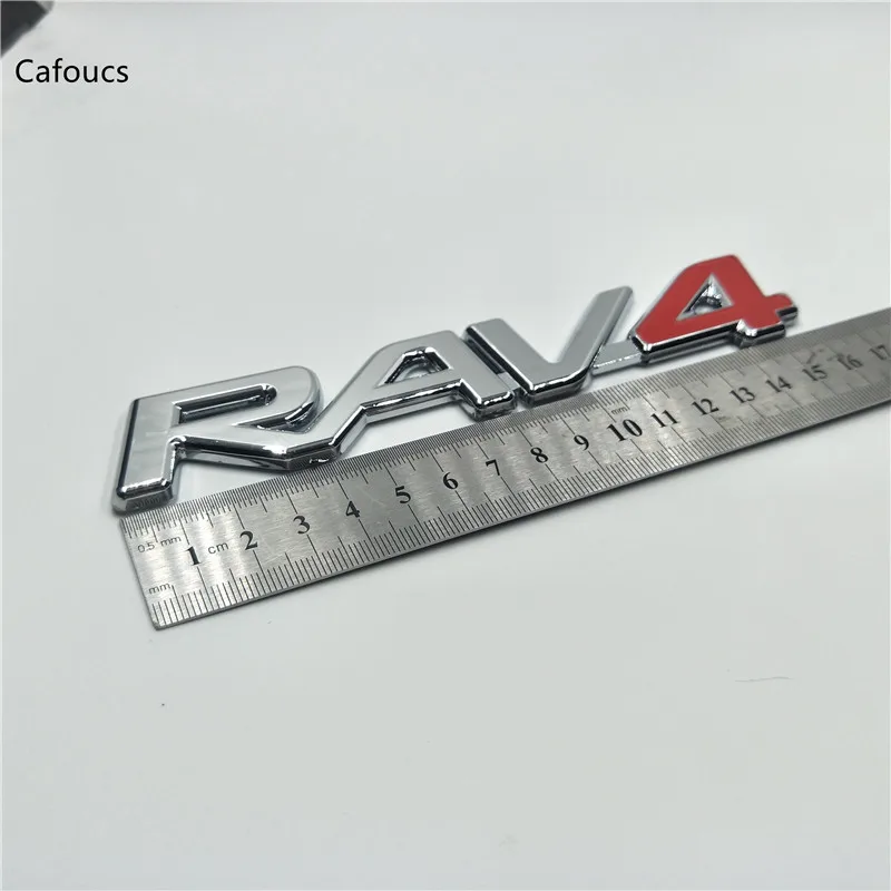 Для Toyota RAV4 RAV 4 эмблема логотип Задняя Крышка багажника наклейки в виде букв 162*28