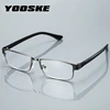 Мужские деловые очки для чтения YOOSKE для чтения, мужские пресбиопические оптические очки из нержавеющей стали + 1,0 1,5 2,0 2,5 3 3,5 4,0 ► Фото 2/6