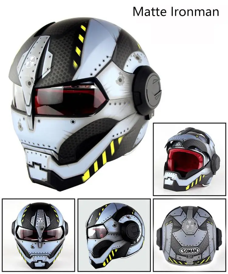 HiMISS уникальный стиль анфас мотоциклетный шлем Винтаж Ретро Racer Head протектор Мото шлем