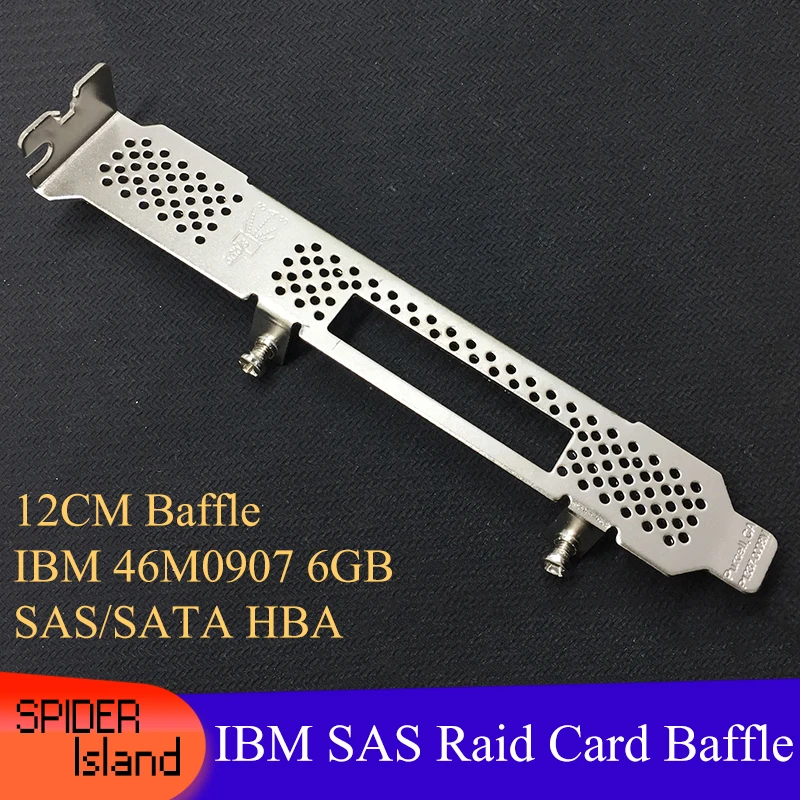 ^*Best Offers 30pcs 50pcs New Raid Card Bracket for IBM 46M0907 6GB SAS/SATA HBA Array card Baffle Heat Sink 12cm Baffle for IBM