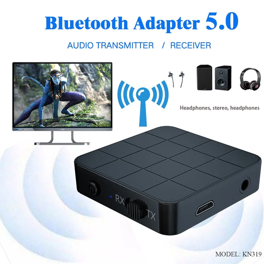 Лучшие продажи 2019 продуктов USB Bluetooth приемник 3 5 аудио передатчик 2 в 1 адаптер для