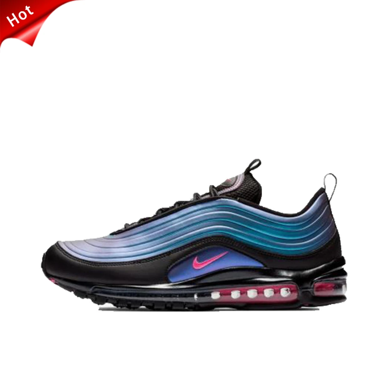 Zapatillas deportivas Nike Air Max 97 para hombre, cómodas zapatillas reflectantes, amortiguación de aire máximo, 100% originales auténticas| | - AliExpress