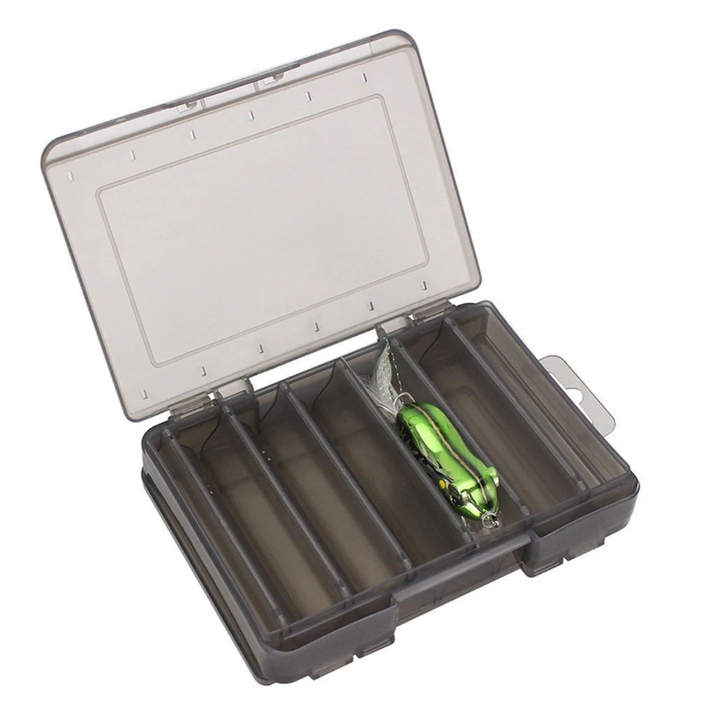 Squid Jig Box Both Side Storage Lure Case Holder Black 12 14  Compartments Fishing Accessories Box