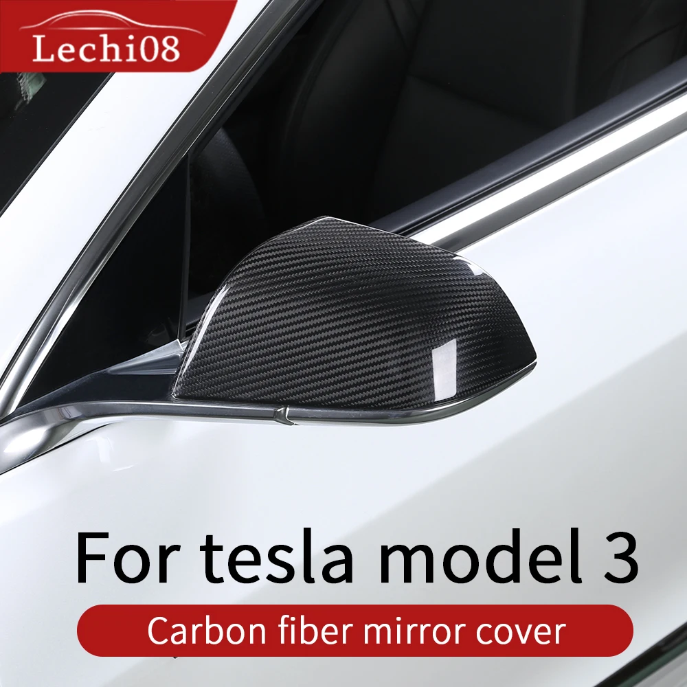 Coque de rétroviseur carbone Tesla Model 3