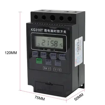 

KG316T Digital Timer Switch AC220V30A Automatic Time Controller Home Appliances M19 20 dropship