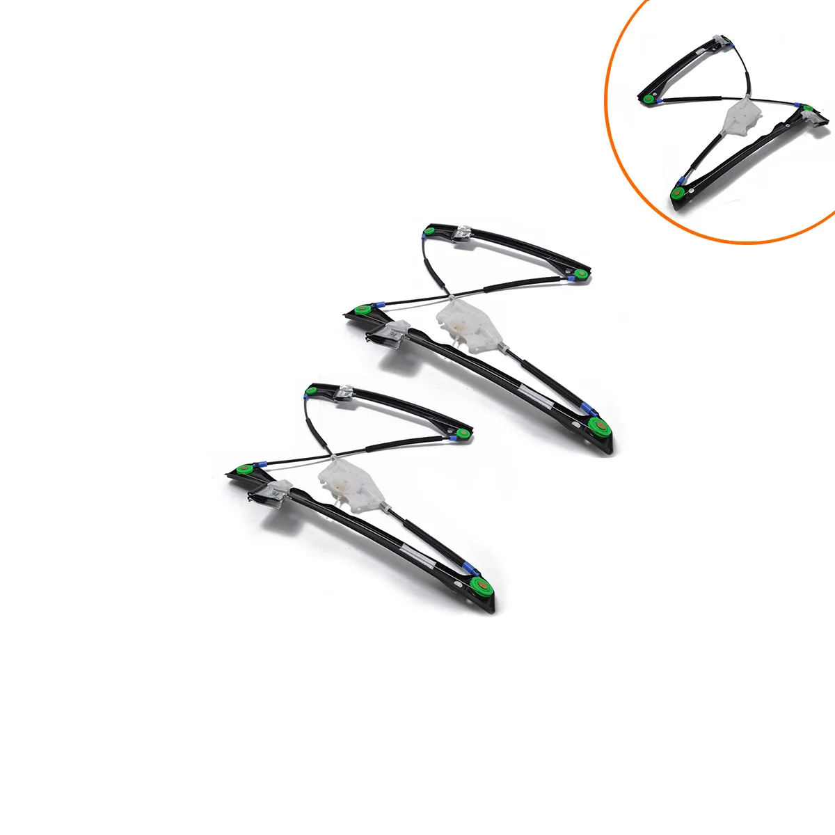 

Cross Border Suitable for Volkswagen Golf Electric Window Regulator Car Front Door Horizontal Lifter (One Pair of Dress)