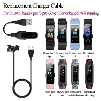 

USB Charging Dock Charger Cable Cradle Smart Watch Replacement Charger For Huawei Band 4 3 2 pro 4e Honor band 5 4 3 Running