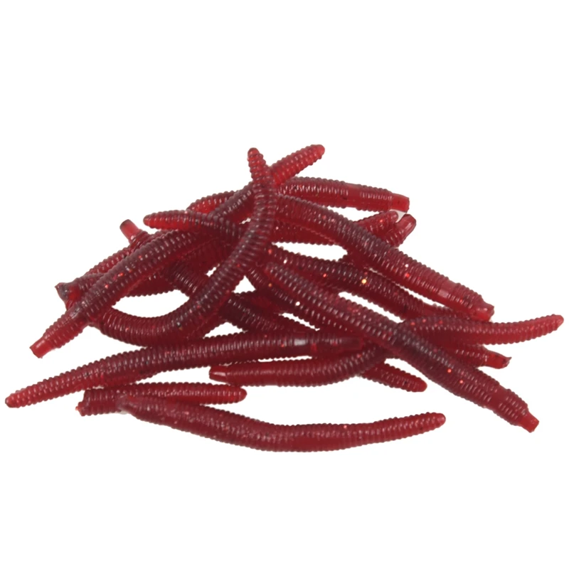 

15 pieces Silicone Soft Rainworm Fishing Bait Fishing Worms