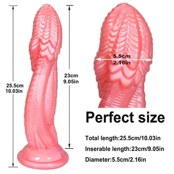 Monster Giant Realistic Penis Soft Big Dick Sexy Huge Dildo Female Masturbator Single-layer TPE Suction Cup Dildos for Women 2
