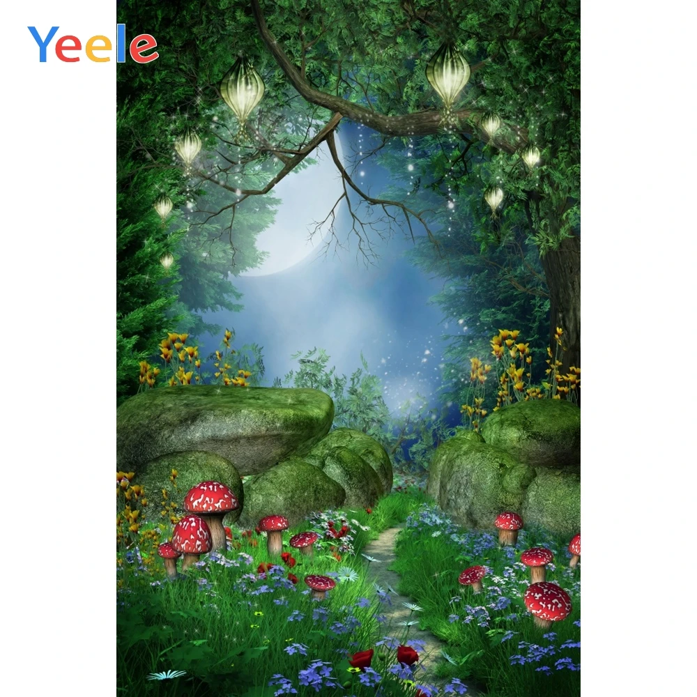 Yeele 夢のような森ワンダーランドファンタジー写真の背景の写真の背景カスタム写真 Photophone ビニール 背景 Aliexpress