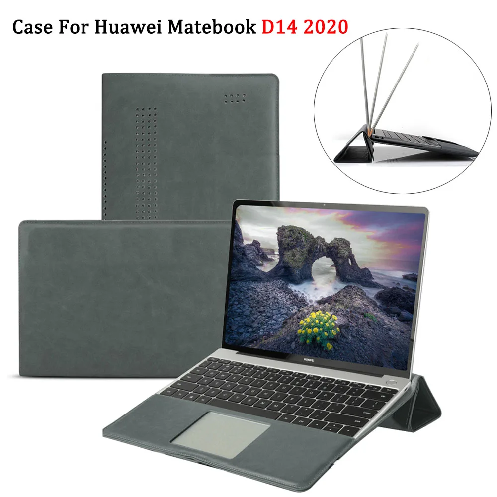 Чехол для Huawei Matebook 13 дюймов D14 2020 чехол из искусственной кожи ноутбука с полным