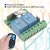 433 MHz Wireless Remote Control Switch DC 12V 10A 2CH rf Relay Receiver and Transmitter for remote switch garage motor control ► Photo 3/6