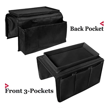 

Multiple Pockets Sofa Armrest Hanging Storage Bag Mobile Phone Remote Control Stylish Multifunctional Household Storage Bag