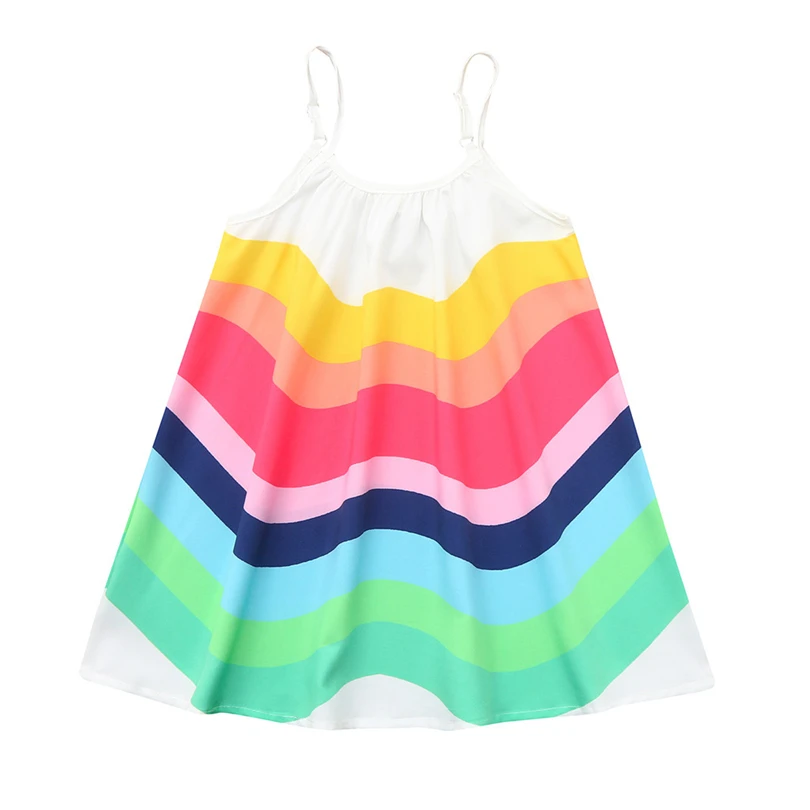 rainbow jumper dress