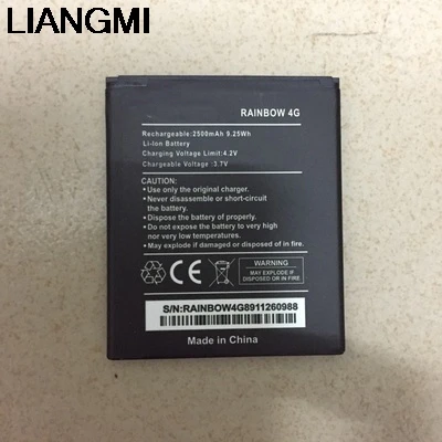 Batteria Agli Ioni Di Litio Sostitutiva Per Telefono Cellulare Di Alta Qualità Per Batteria Wiko Rainbow 4G 2500Mah Con Supporto Per Telefono