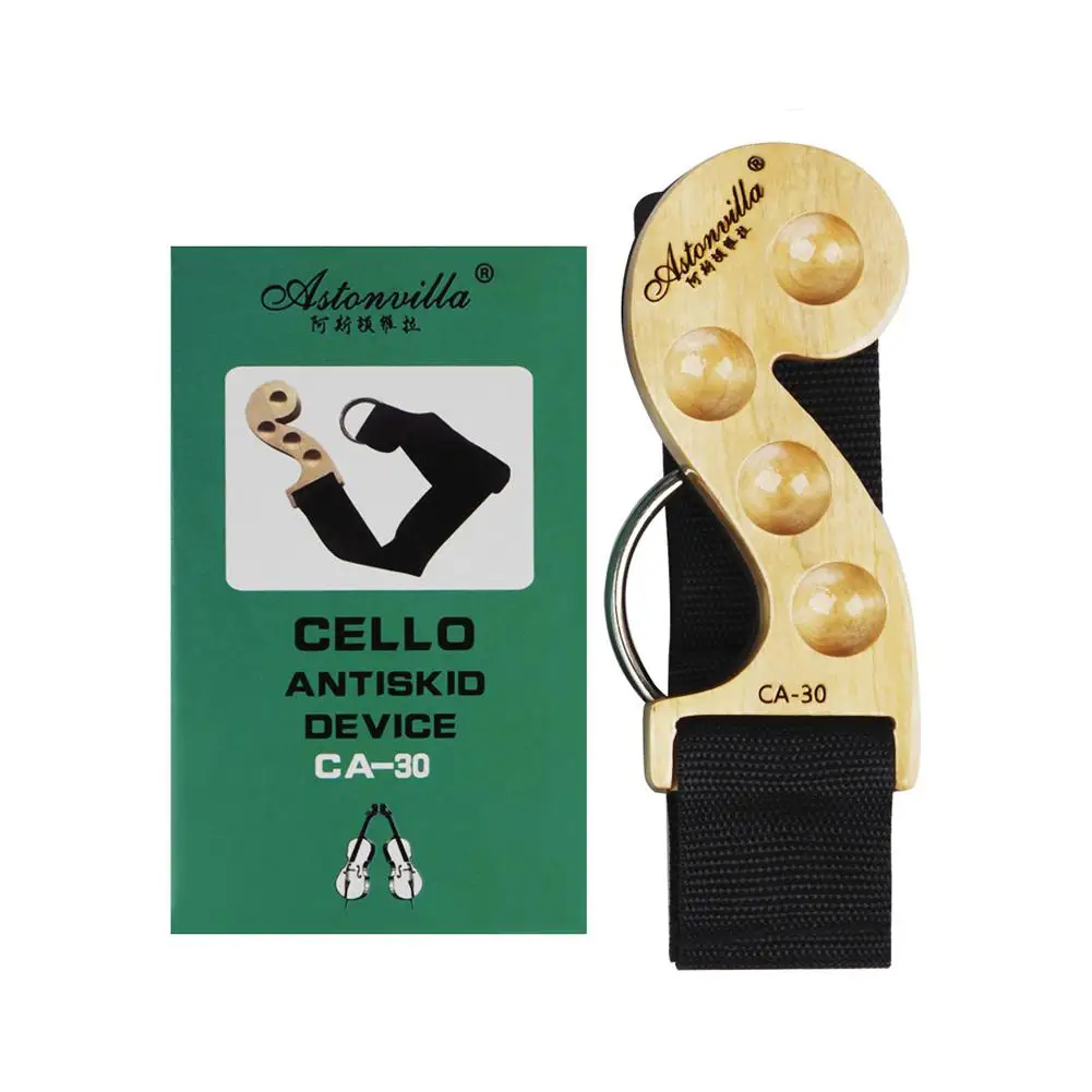 

Wooden Cello Anti-slip Endpin Stopper Cello Support Stop Holder Straps Stringed Instruments Accessories