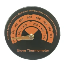 Термометр для духовки, быстрое считывание, алюминиевый сплав, Температурный датчик, экологический термометр, печь, дымовой трубный термометр#1114