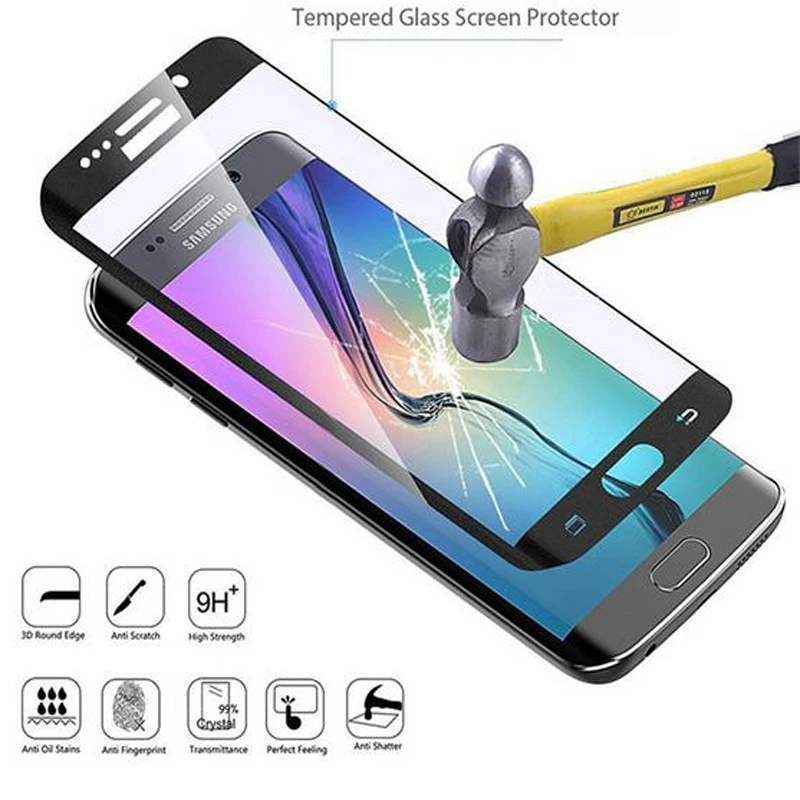3d Защитное стекло для samsung galaxy s7 edge закаленное s7edge s 7 экрана защита от трещин |