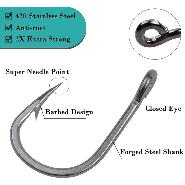 Circle Fishing Hooks Saltwater 10/0  Shark Hook Fishing Saltwater - 4x  Circle Strong - Aliexpress