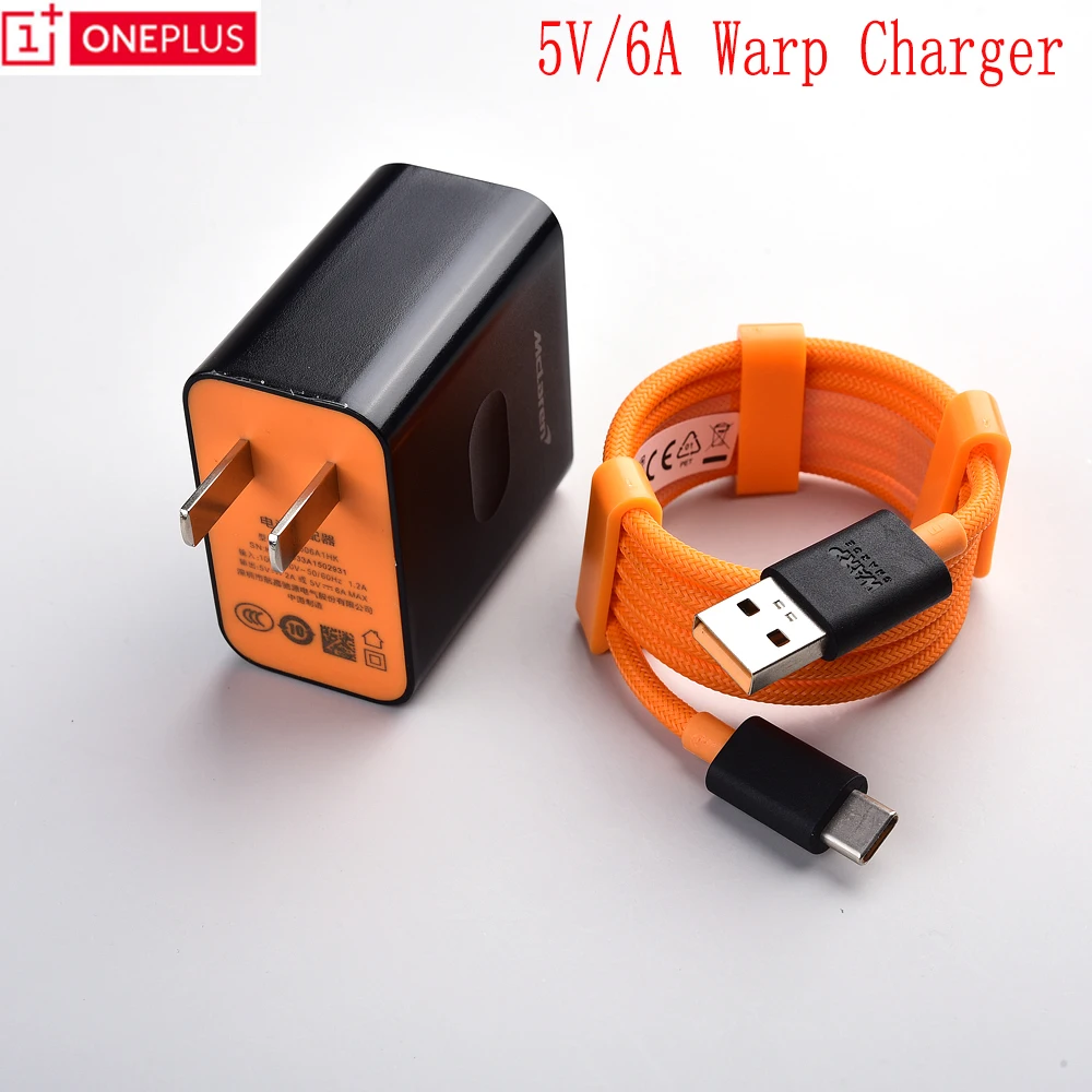 Зарядное устройство Oneplus 7t Pro оригинальное зарядное Mclaren Warp 30 Вт USB адаптер питания