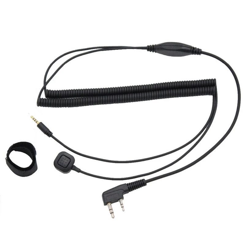 V3 V6 V8 V1098a V5s Bluetooth Helmet Headset Special Connecting Cable for Kenwood Baofeng UV-5R UV-82 GT-3 Two Way Radio | Электроника