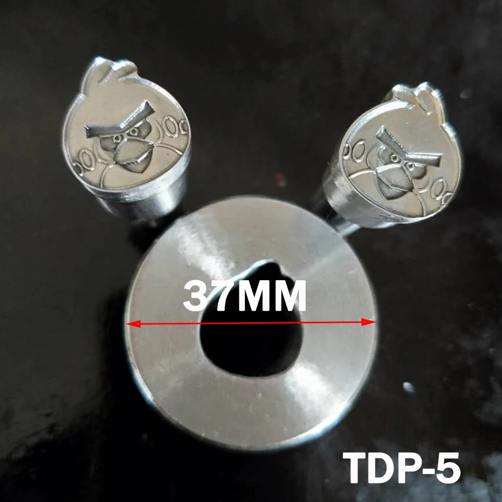 

SWANSOFT Birds LOGO Milk Tablet Die Pill Press Die Candy Cartoon Punch Die Set Custom Logo Punch Die Pill Shaped Candy