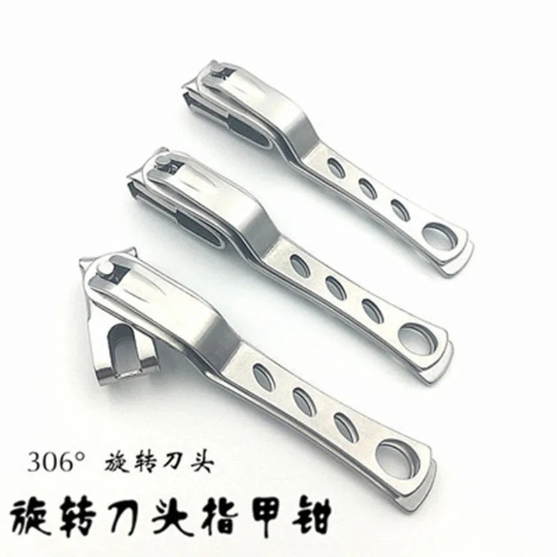 

50PCS Stainless Steel 360 degree rotary nail Clippers manicure nail scissors manicure tool Manicure knife