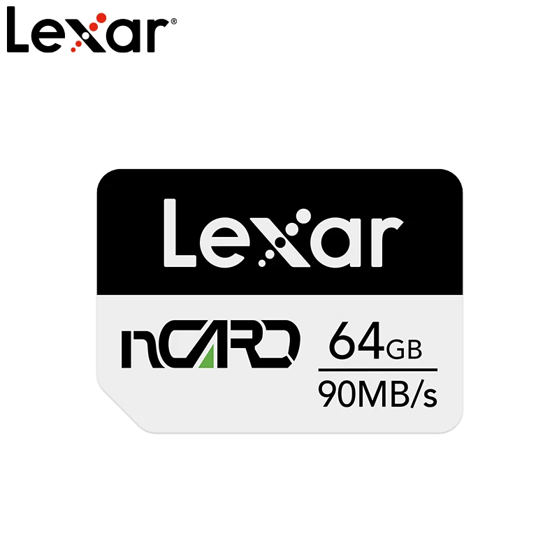 Карта памяти Lexar nCard высокоскоростная Nano-карта на 64 ГБ 128 256 макс. скорость 90 МБ/с./с