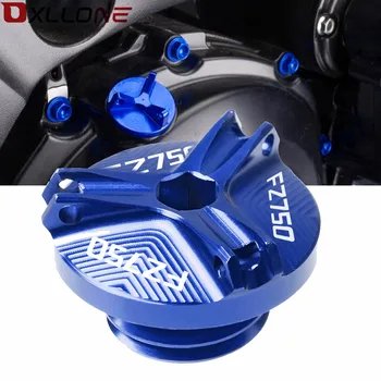 

Motorcycle Accessories Aluminum Motorbike Engine Oil Cup Plug Sump Cap Cover Engine For Yamaha FZ750 1986 1987 1988 with logo