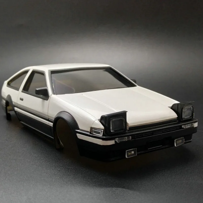 RC Car Body Shell For DIY TOYOTA AE86 1/28 MINID AWD RWD 4WD Racing Drift Model Toys For Boy TH18438-SMT4