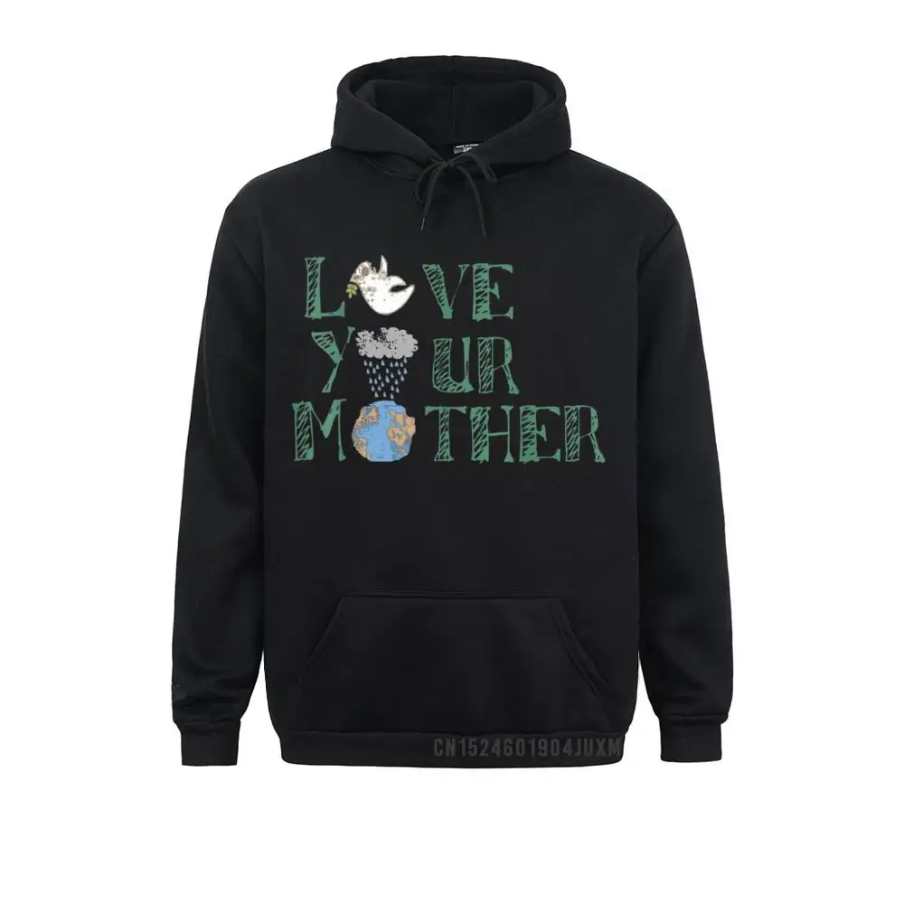 

Fashion Mens Hoodies Love Your Mother Manga Mother Earth Day Art Tee Casual Sweatshirts Long Sleeve Street Hoods