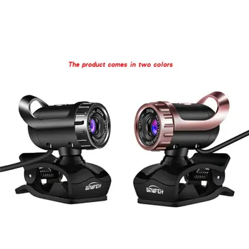 

USB Camera A1 Webcam USB 2.0 480P Camera Web Cam 360 Degree MIC Clip-on for PC Laptop