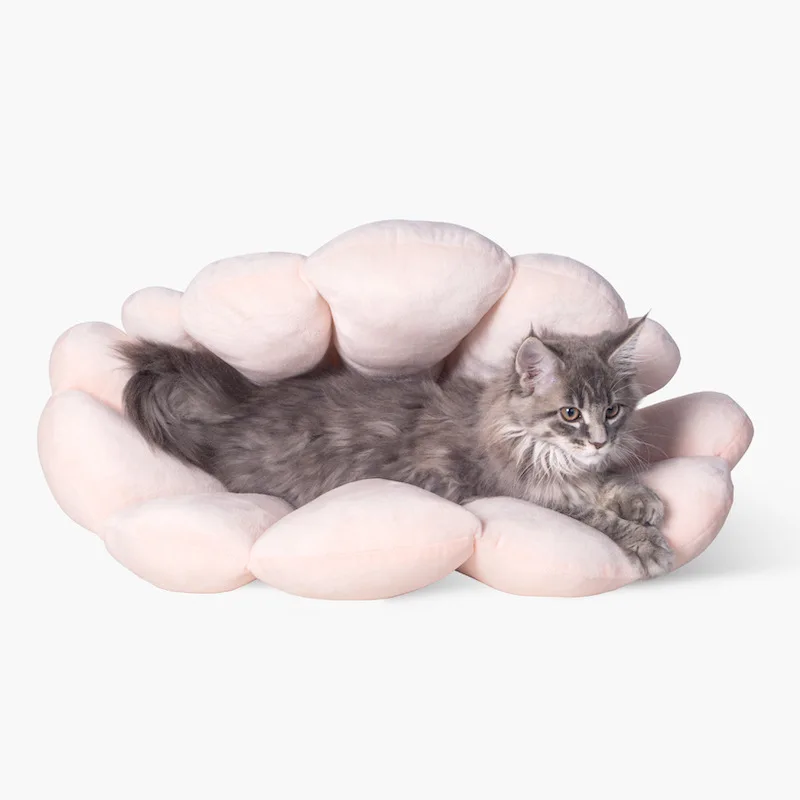 

Luxury Pet Cat Bed House Soft Sofa Warm Window Nest Shell Kennel Beds Small Dog House for Cats Winter Dog Sleeping Bag Puppy Mat