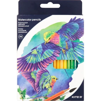

Colored watercolor pencils KITE K18-1052, 36 pcs