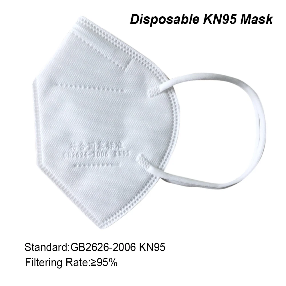 

20PCS KN95 N95 FFP2 KF94 PM2.5 Respirator Antivirus Conora Mask Virus Prevention COVID-19 Smog Prevention Masks