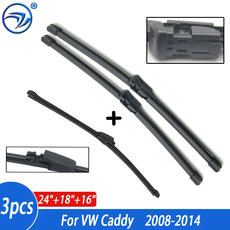 24 '✘'' 16 ''стеклоочистителей ветрового стекла для VW Caddy 2008-2014 2013 2012 2011