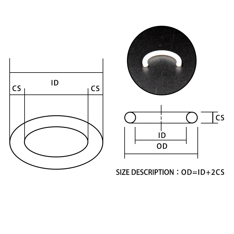 10 Stück Gummi Dichtungsring 3,1mm Für 90mm Wasserfilter - O-Ring Ersatzteile