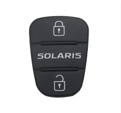 3 кнопки резиновый кнопочный коврик для hyundai Kia Picanto Rio Solaris Accent Tucson l10 l20 l30 Kia Rio Ceed флип авто ключ оболочки
