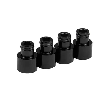 

4Pcs Anti-rust Car Supply System Sealing Extenders Fuel Injector Adapters Aluminum Alloy Durable Spacers For B16 B18 D16Z D16Y