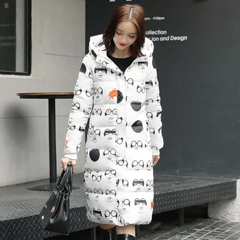 

2019 Women Winter Jacket Long Coat Design Padded Cotton Plus Size Slim Jacket Hooded Zipper Women PP164