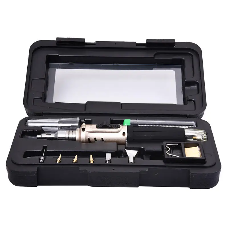

HS-1115K Professional Butane Gas Soldering Iron Kit Welding Kit Torch