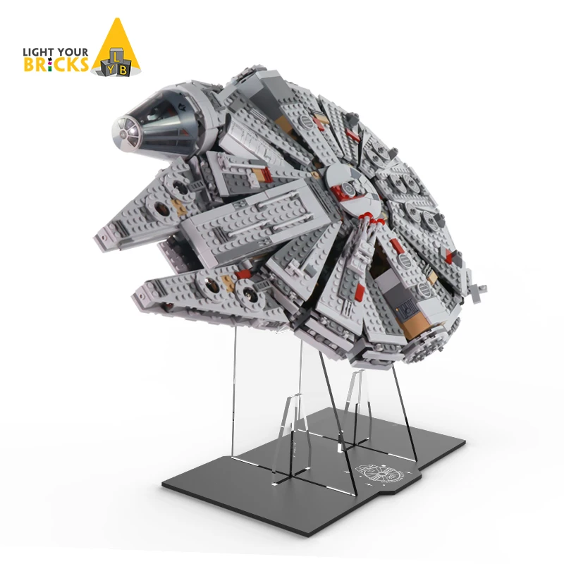 Акриловая подставка для конструктора Millennium 75257 Falcon Vertical 75105 (не входит в комплект)