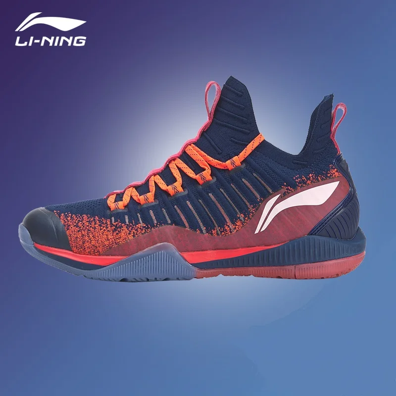Мужские кроссовки для бадминтона Li Ning AYZP005 SJFM19 прохладная Акулья