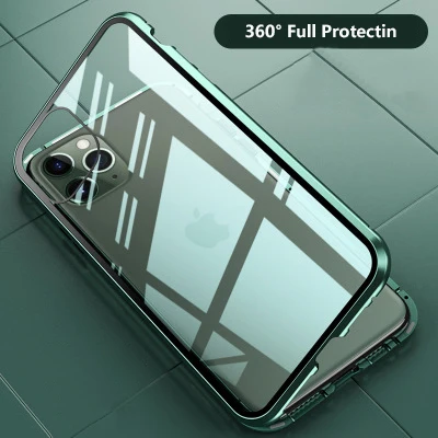 

AFEF Transparent Shockproof Frame Case For iPhone 11 Pro Max XR XS Max 7 8 Plus X Full Body Hard Tempered Glass Phone Back Cover