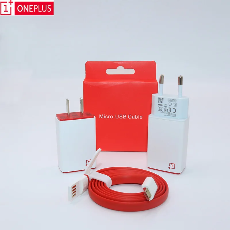 Original Oneplus One two Charger 5V 2A EU Plug Wall Travel Charge power Adapter us For onePlus 1 oneplus 2 Smartphone | Мобильные
