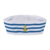 Sailor Cosplay Hat Child Kids Military Hat Yacht Cap White Beret Caps Navy Hat Casual Octagonal Adult Yacht Boat Ship Sailor Cap 1