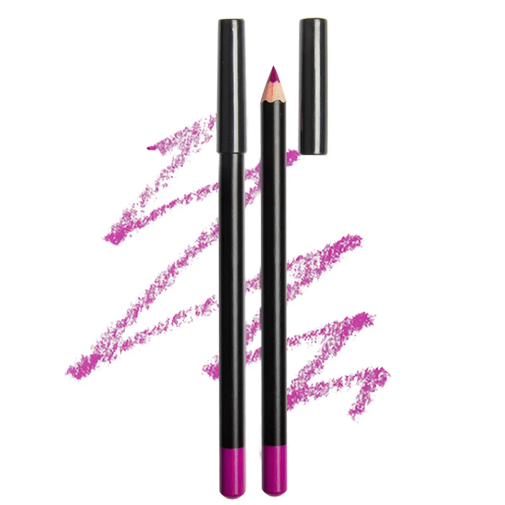 Private Label 12 Colors Matte brown Lip Liner Best Waterproof Lipstick Pen Pencil Wholesale Custom No Brand