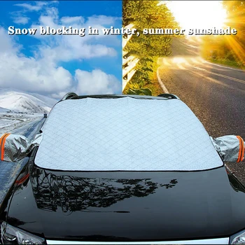 

Universal Magnetic Car Windshield Snow Cover Winter Ice Frost Guard Sunshade Protector Car Windshield Cover