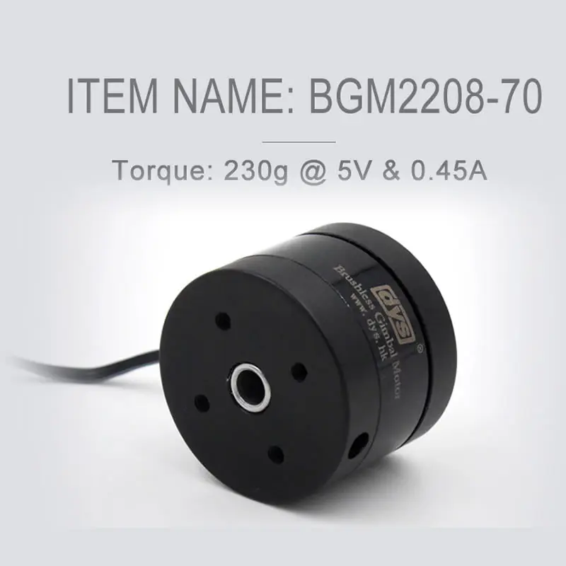 DYS бесщеточный карданный мотор BGM2208 70TFor Gopro3 3 + крепление для камеры